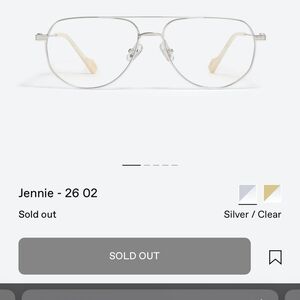 Silver Aviator Glasses